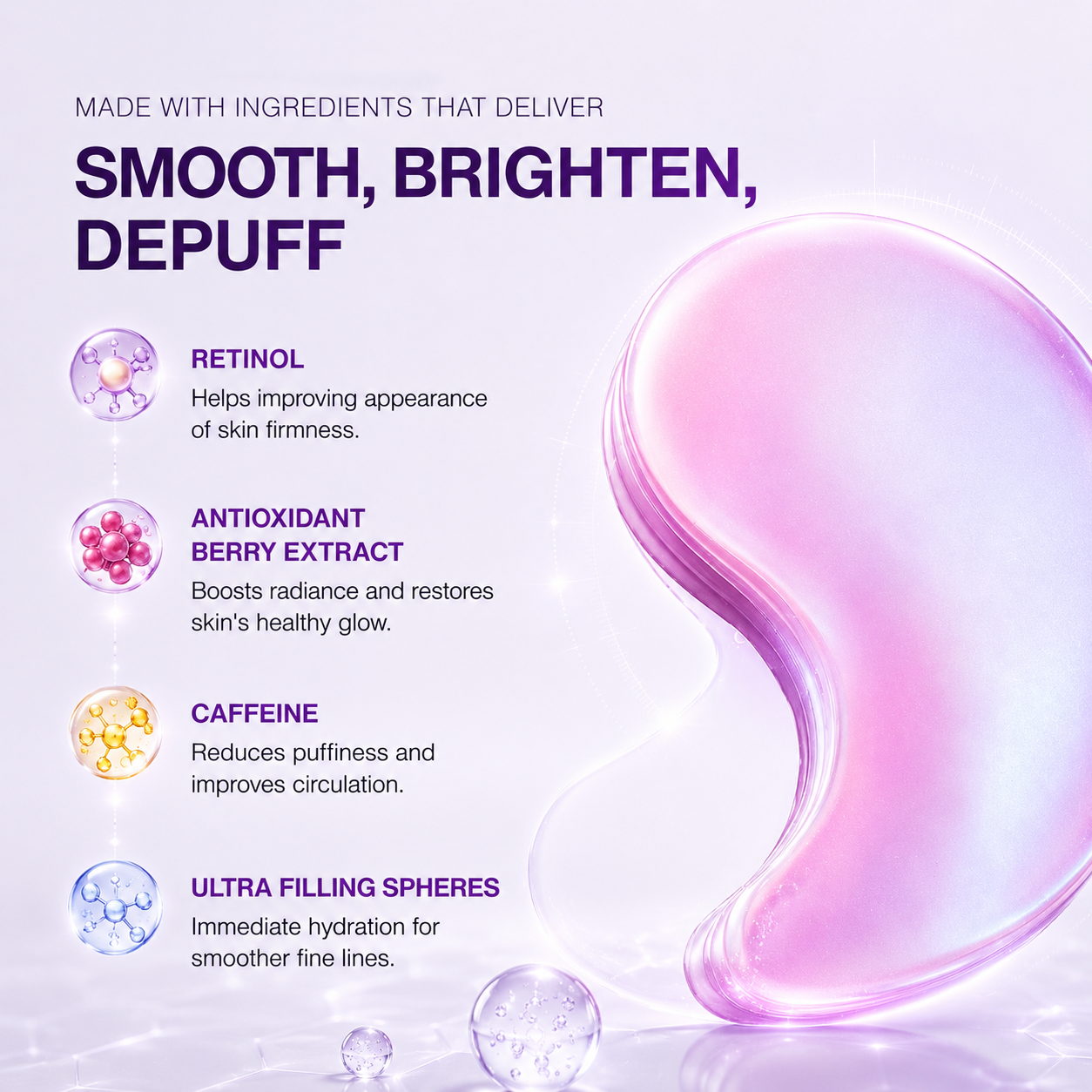 AQA Retinol Berry 10-Minute Revitalizing Eye Patch
