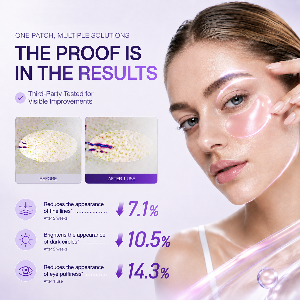 AQA Retinol Berry 10-Minute Revitalizing Eye Patch