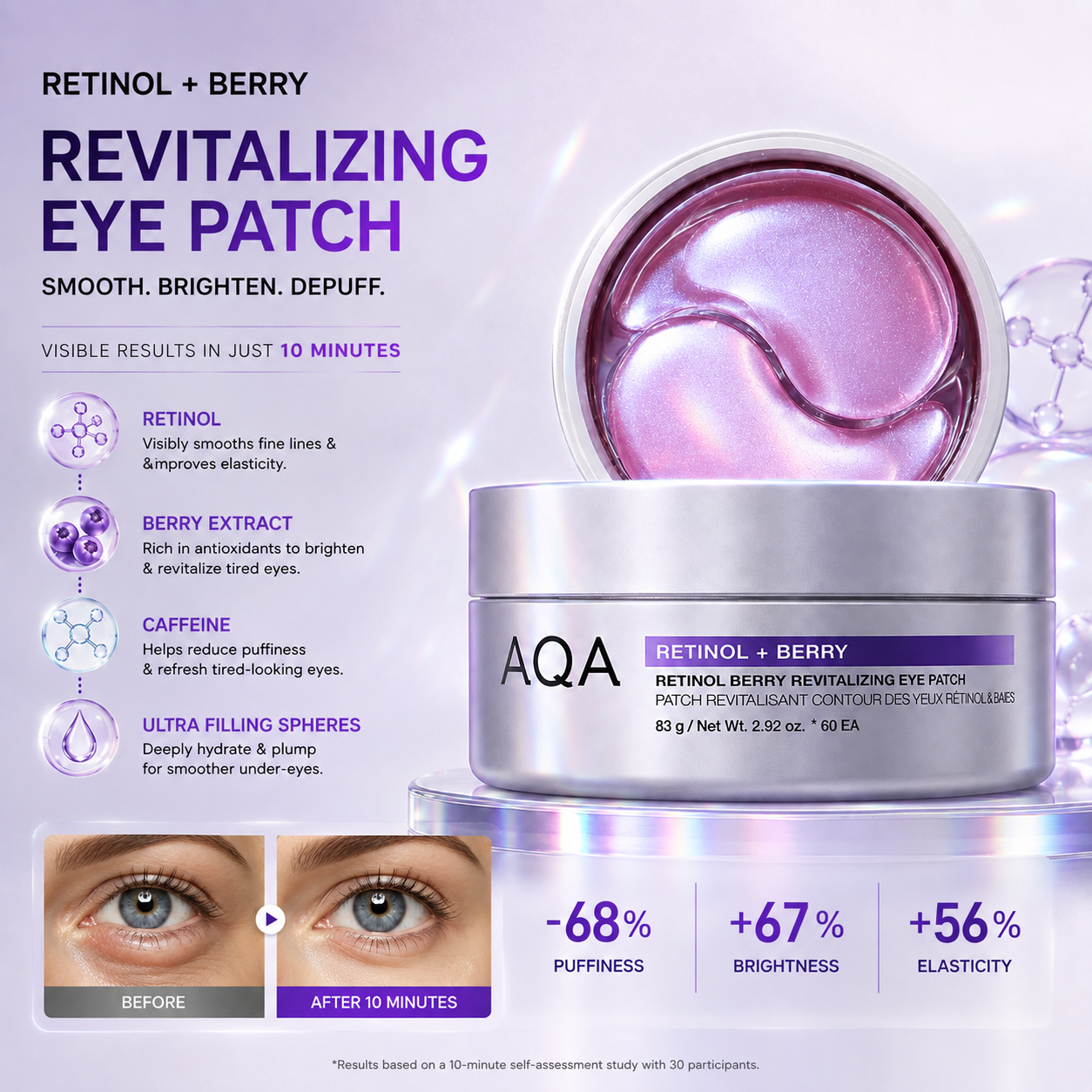 AQA Retinol Berry Eye Patch