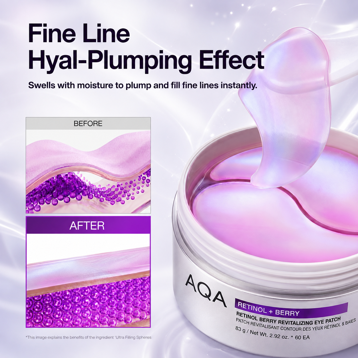 AQA Retinol Berry 10-Minute Revitalizing Eye Patch