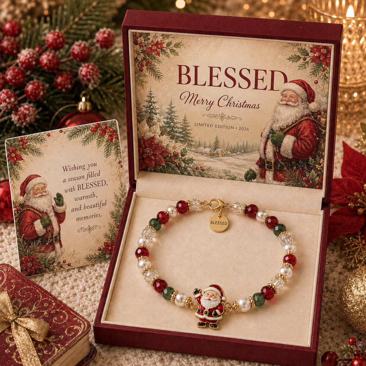 BLESSED — Santa · Love & Gratitude