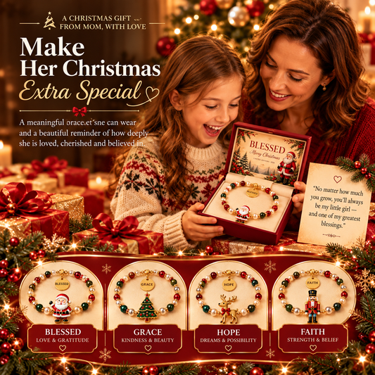 Christmas Blessings Bracelet Gift Set – A Meaningful Gift from the Heart